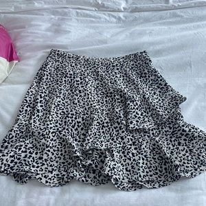 Cheetah print altard state skirt